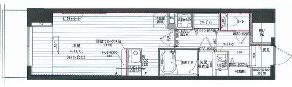 レジディア目白の物件間取画像